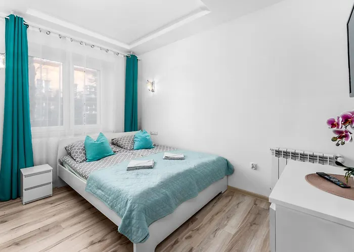 APARTAMENT HRABIEGO - 2 sypialnie, PRYWATNA SAUNA, Balkon, Parking, CENTRUM